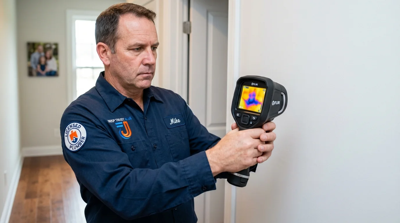 Thermal imaging leak detection by Johns Plumbing LLC in Bolivia